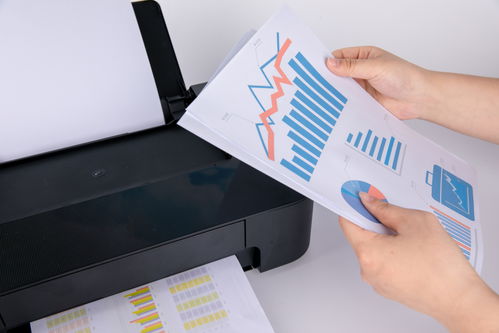 打印機(jī)打印報(bào)表辦公用品商務(wù)攝影圖 攝影